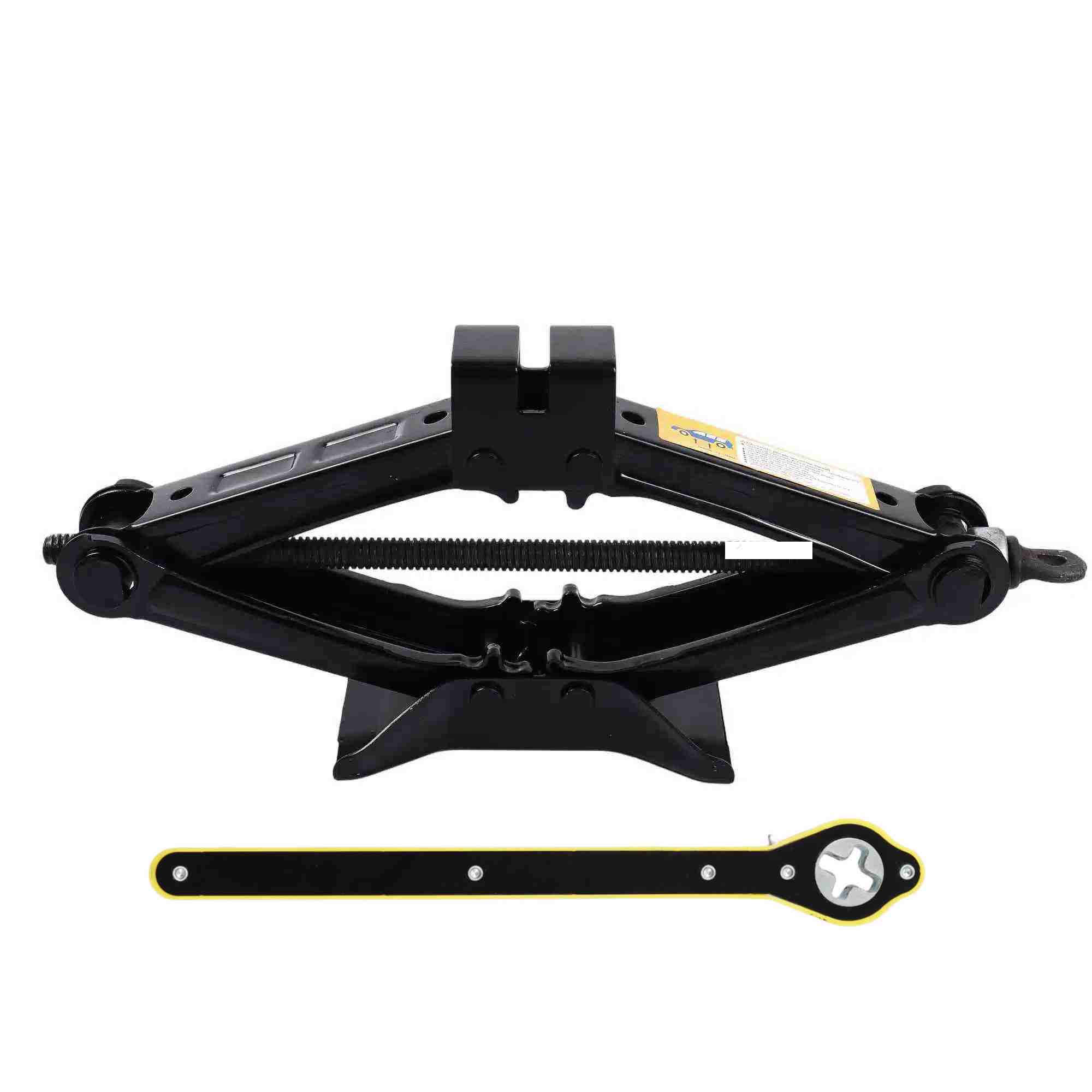 Wholesale 1.5T Car Scissor Jack with Cross Ratchet Wrench | Light-Duty Car Lifti